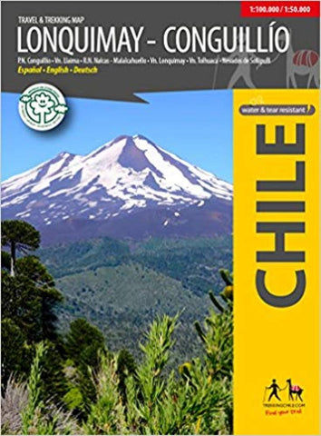 Buy map Lonquimay - Conguillío, Travel and Trekking Map