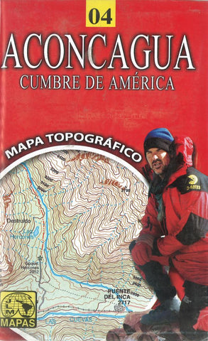 Buy map Aconcagua, Chile Hiking Map by Juan Luis Mattassi Alonso