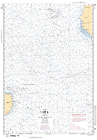 Buy map Recife To Dakar (NGA-106-1) by National Geospatial-Intelligence Agency
