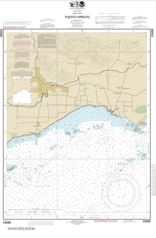 Buy map Puerto Arroyo (25689-10) by NOAA