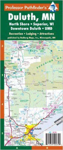 Buy map Duluth, Minnesota, The North Shore and Superior, Wisconsin by Hedberg Maps