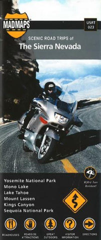 Buy map Sierra Nevada, Regional Scenic Tours by MAD Maps