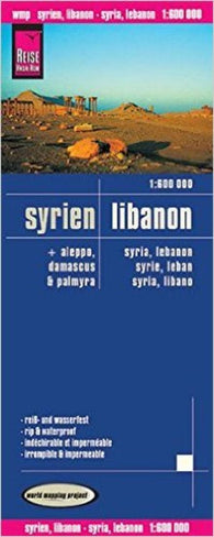 Buy map Syria and Lebanon (ft. Aleppo, Damascus, and Palmyra) by Reise Know-How Verlag
