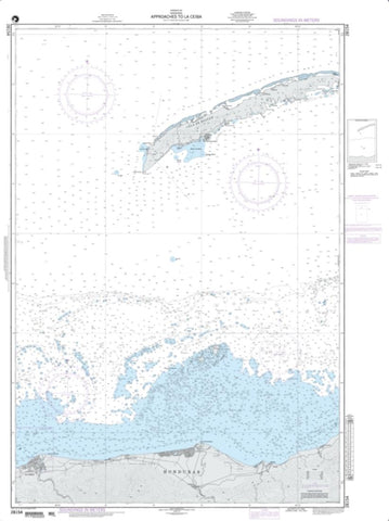 Buy map Approaches To La Ceiba (NGA-28154-2) by National Geospatial-Intelligence Agency