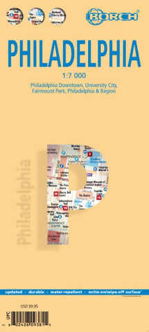 Buy map Philadelphia Road Map