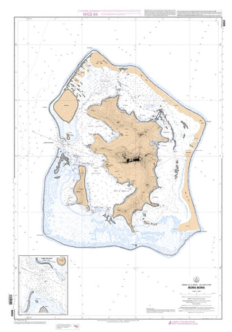 Buy map Bora-Bora by SHOM
