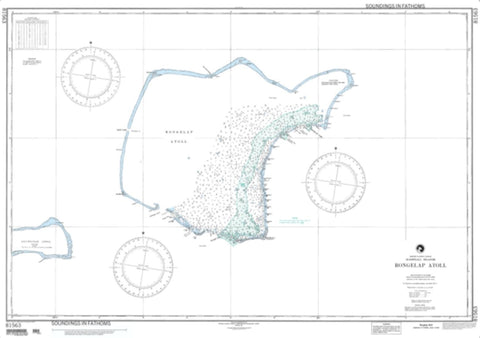 Buy map Rongelap Atoll, Marshall Islands (NGA-81563-2) by National Geospatial-Intelligence Agency