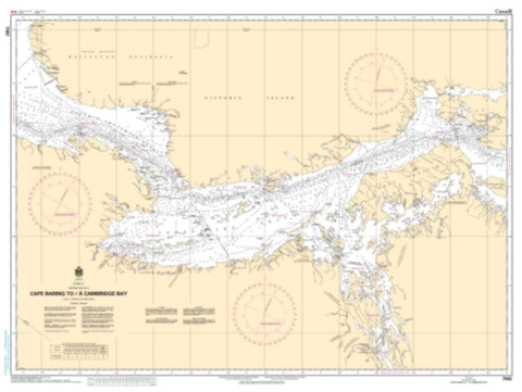 Buy map Cape Baring to/a Cambridge Bay by Canadian Hydrographic Service