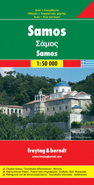 Buy map Samos, Greece by Freytag-Berndt und Artaria