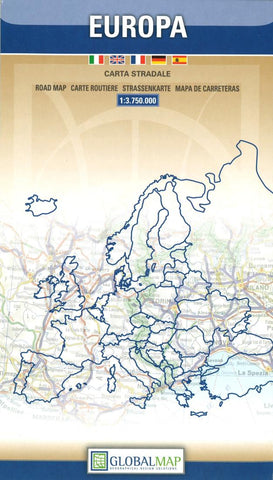 Buy map Europe by Litografia Artistica Cartografica