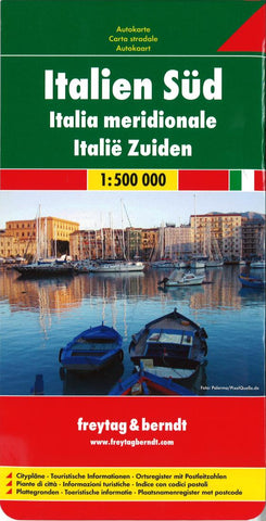 Buy map Italy, Southern by Freytag-Berndt und Artaria