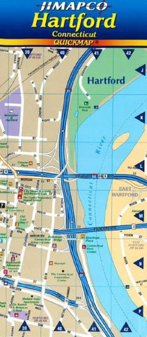 Buy map Hartford, Connecticut, Quickmap by Jimapco