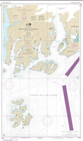 Buy map Naked Island to Columbia Bay (16713-4) by NOAA