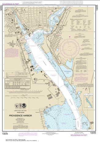 Buy map Providence Harbor (13225-34) by NOAA