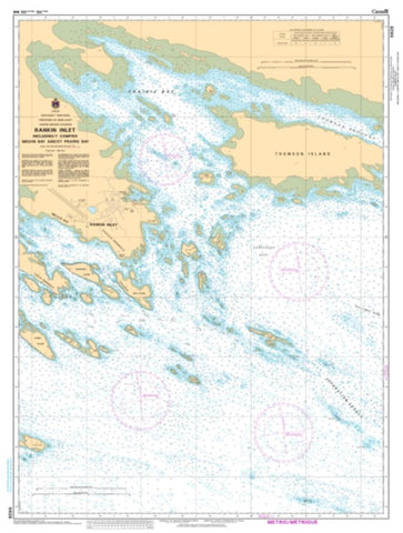 Buy map Rankin Inlet Including/Y Compris Melvin Bay and/et Prairie Bay by Canadian Hydrographic Service