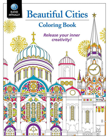 Buy map Beautiful Cities, Coloring Book by Rand McNally