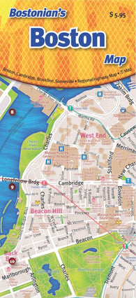 Buy map Boston, Massachusetts by Opus Publishing