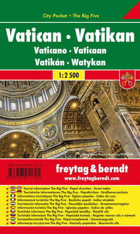 Buy map Vatican : city pocket the big five = Vatikan = Vaticano = Vaticaan = Vatikan = Watykan