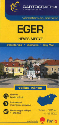Buy map Eger : Heves Megye : várostérkép-sorozat : teljes város : várostérkép : 1:12 500