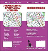 Buy map Fredericksburg : city street map = Fredericksburg : Spotsylvania : Stafford : city street map