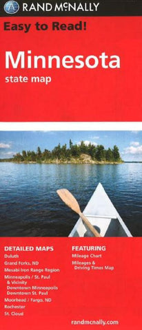 Buy map Minnesota by Rand McNally