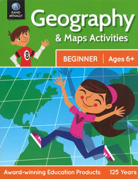 Buy map Geography and Maps Activities (Beginner: Ages 6+) by Rand McNally