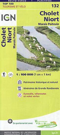 Buy map Sheet 132. Cholet - Niort