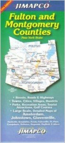 Buy map Fulton and Montgomery Counties, New York by Jimapco