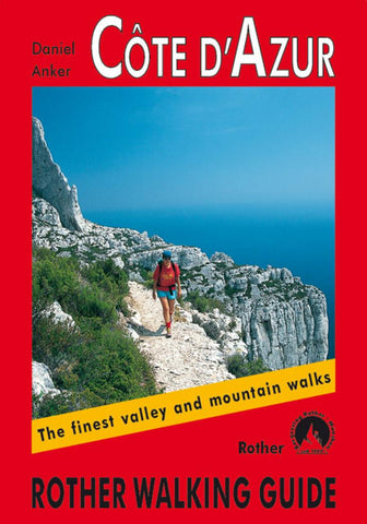 Buy map Cote dAzur, Walking Guide by Rother Walking Guide, Bergverlag Rudolf Rother