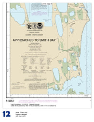Buy map Approaches to Smith  Bay (16067-8) by NOAA