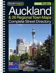 Buy map Auckland + 26 Towns, New Zealand Atlas by Kiwi Maps