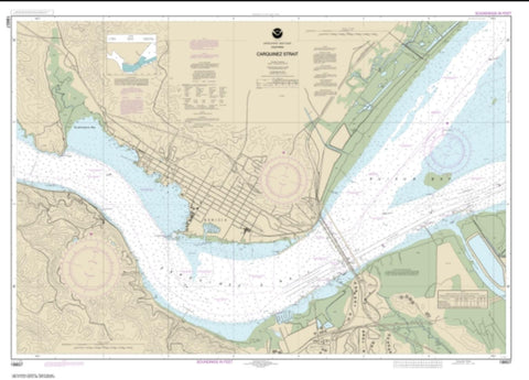 Buy map Carquinez Strait (18657-19) by NOAA