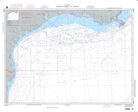 Buy map Mississippi River To Rio Grande (NGA-11004-8) by National Geospatial-Intelligence Agency