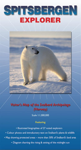 Buy map Spitsbergen, Svalbard Archipelago Explorer Map by Ocean Explorer Maps