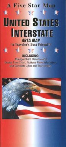Buy map United States, Interstate Area by Five Star Maps, Inc.