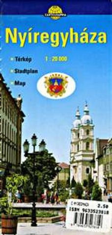 Buy map Nyiregyhaza, Hungary by Cartographia