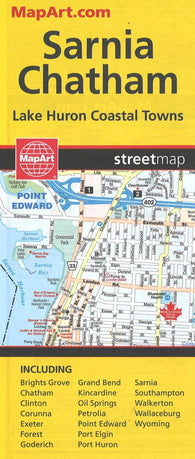 Buy map Sarnia/Chatham Map - Lake Huron Coastal Towns Street Map