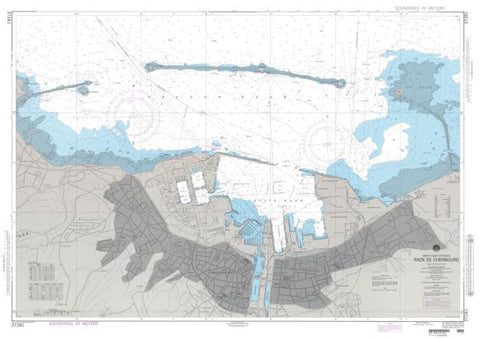 Buy map Rade de Cherbourg (North Coast of France) (NGA_37281) by National Geospatial-Intelligence Agency