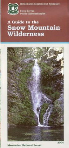 Buy map A Guide to the Snow Mountain Wilderness