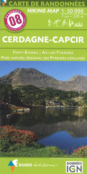 Buy map Pyrenees Hiking Map Sheet 8 - Cerdagne-Capcir