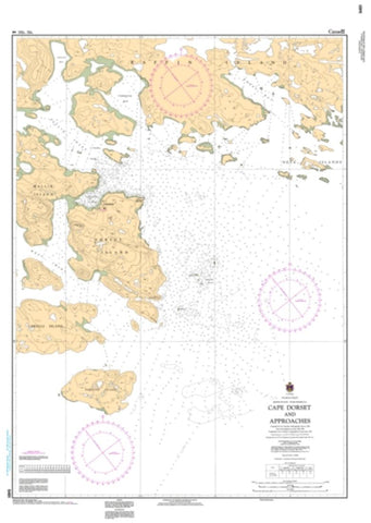 Buy map Cape Dorset and Approaches by Canadian Hydrographic Service