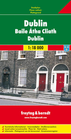 Buy map Dublin, Ireland by Freytag-Berndt und Artaria