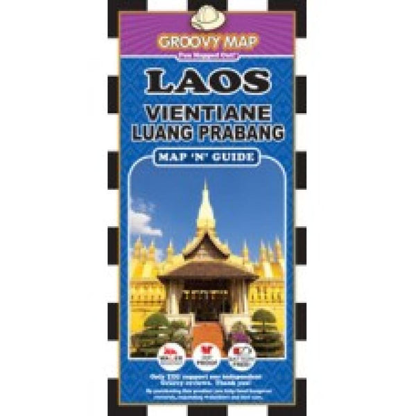 Buy map Laos, Vientiane and Luang Prabang, Map n Guide by Groovy Map Co.