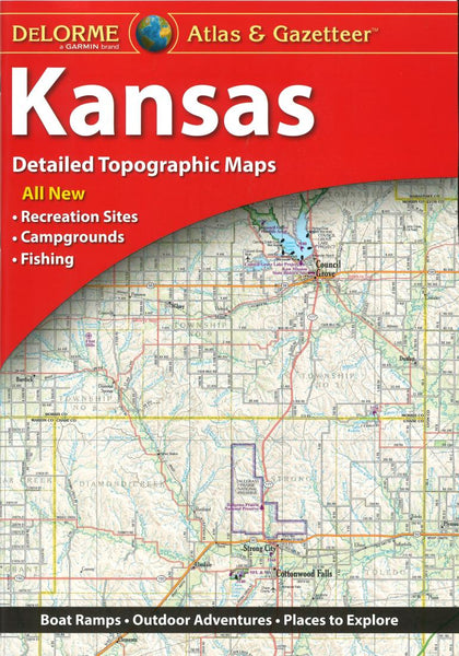 Buy map Kansas, Atlas and Gazetteer by DeLorme