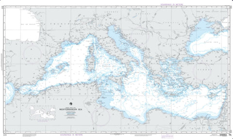 Buy map Mediterranean Sea (NGA-310-20) by National Geospatial-Intelligence Agency