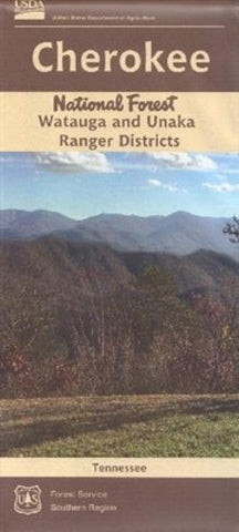 Buy map Cherokee National Forest (North) - Watauga and Unaka Ranger Districts Map