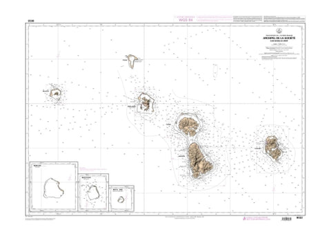 Buy map Archipel de la Societe - Iles sous-le-vent by SHOM