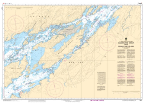 Buy map Summerland Group to/a Grindstone Island by Canadian Hydrographic Service