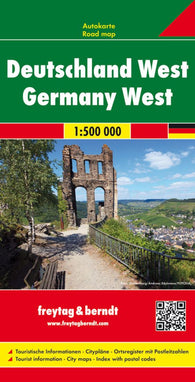 Buy map Germany West, Road Map by Freytag-Berndt und Artaria