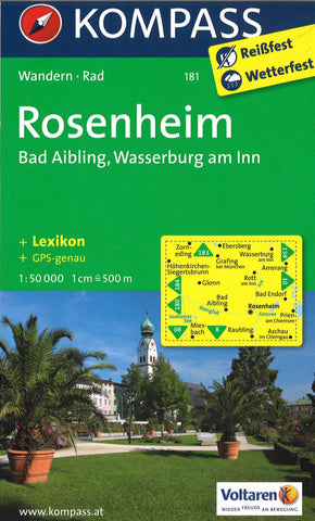Buy map Rosenheim Bad Aibling, Wasserburg am Inn